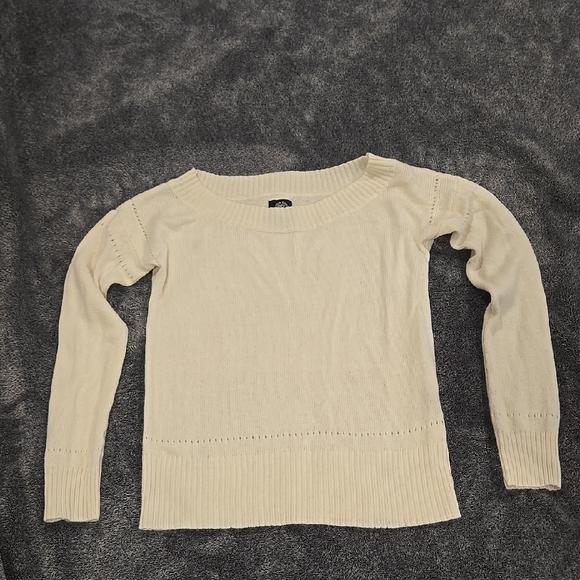 Cream Knit Sweater American Eagle size M - Picture 1 of 7